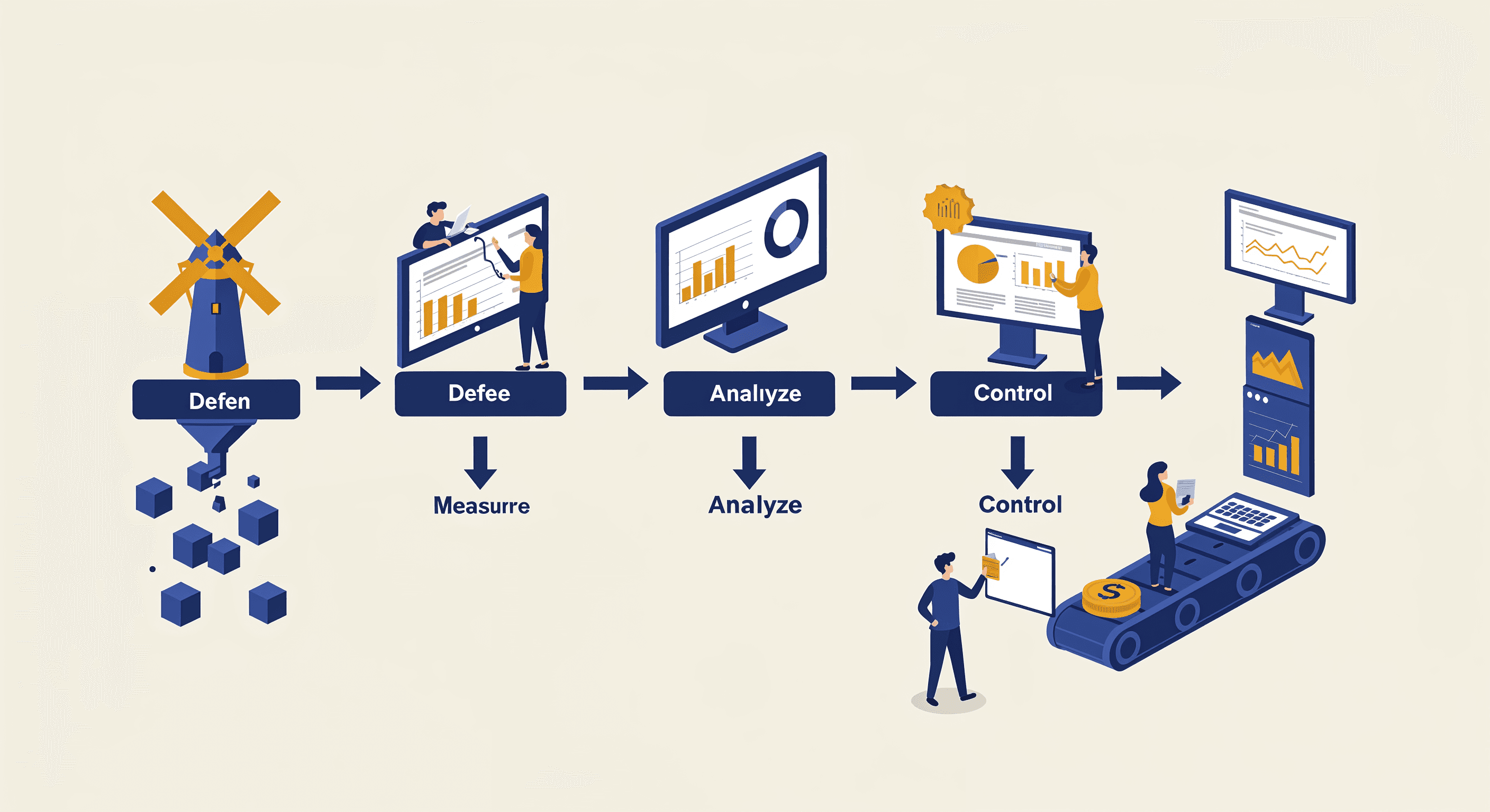 Lean Six Sigma in BI-projecten: waarom Black Belts sneller dashboards bouwen